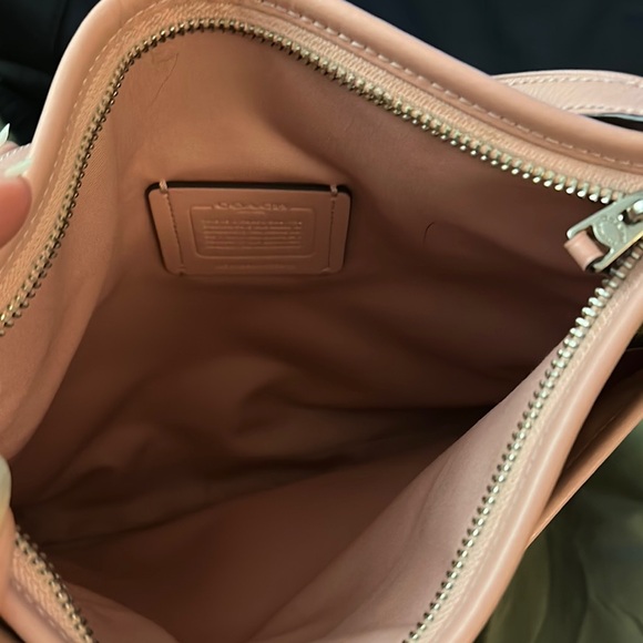 Coach Brown and Pink Women's crossbody Bag signature print - Picture 7 of 11